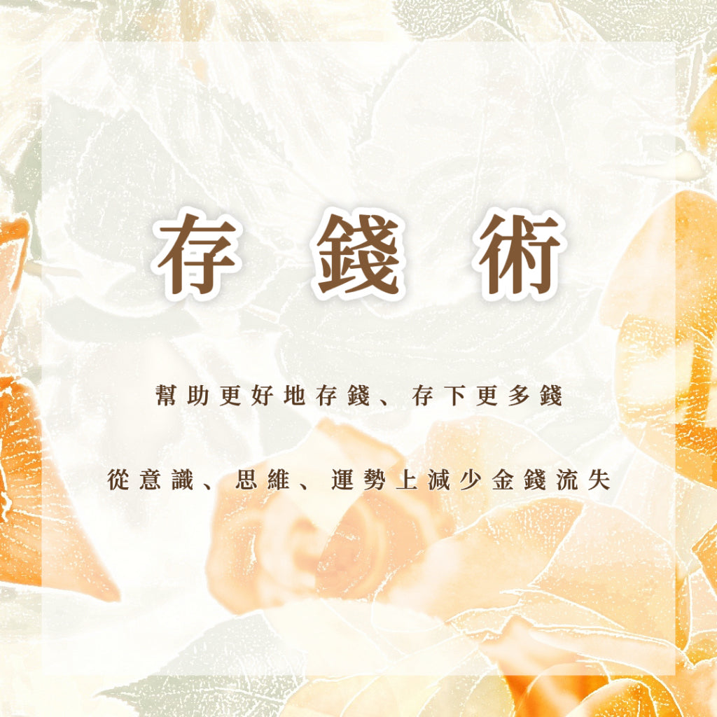 存錢術|幫助更好地存錢、存下更多錢,從意識、思維、運勢上減少金錢流失