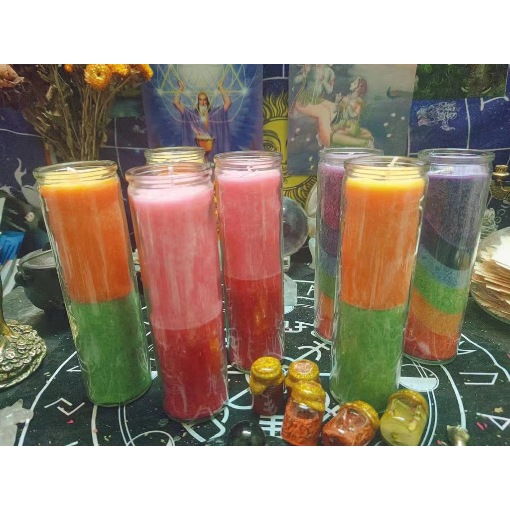 七天星體魔法蠟燭|能量持久|感情、招財、桃花、事業、學業、魅力、療癒、清理負面